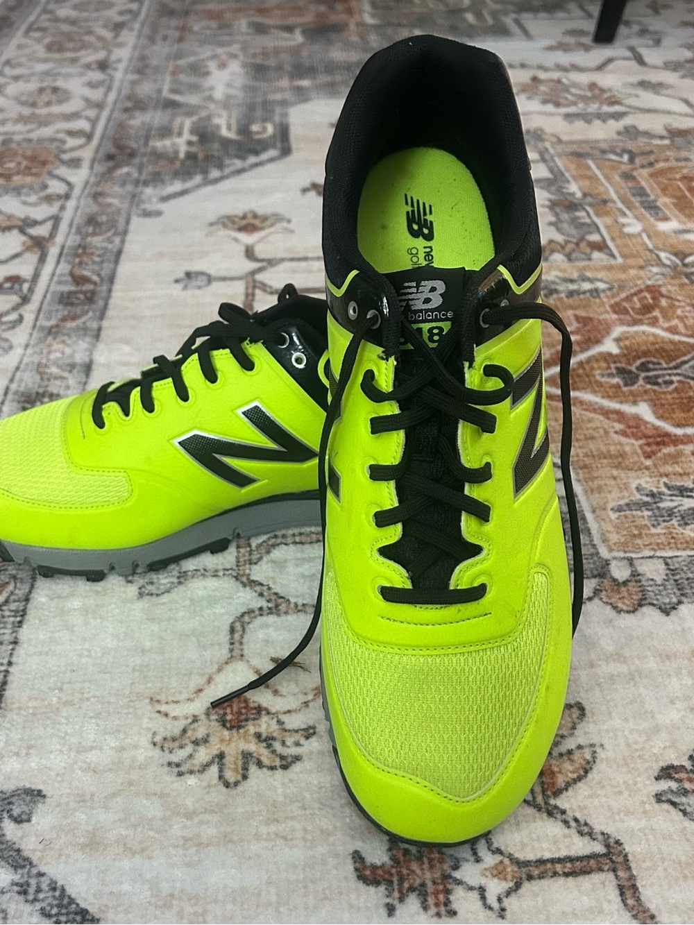 New Balance 518 Men’s Spikeless Neon Yellow and Black Golf Shoes
